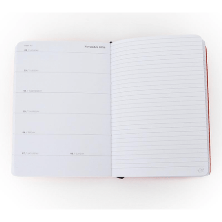 Agenda de bolso 2026 Visão semanal pequena - Laranja Mr.wonderful - Papelaria Encantada