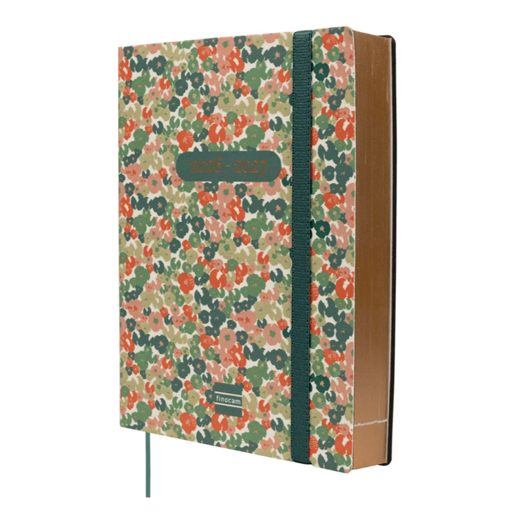 Agenda diária 120x170mm 2026/27 18 meses Finocam Mara Daisy - Papelaria Encantada