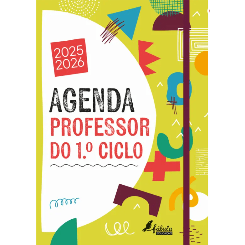 Agenda do Professor do 1.º Ciclo 2025/2026 - Papelaria Encantada