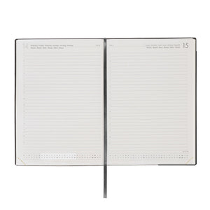 Agenda Legami 12 Meses 2027 Diária Black Suit - Papelaria Encantada