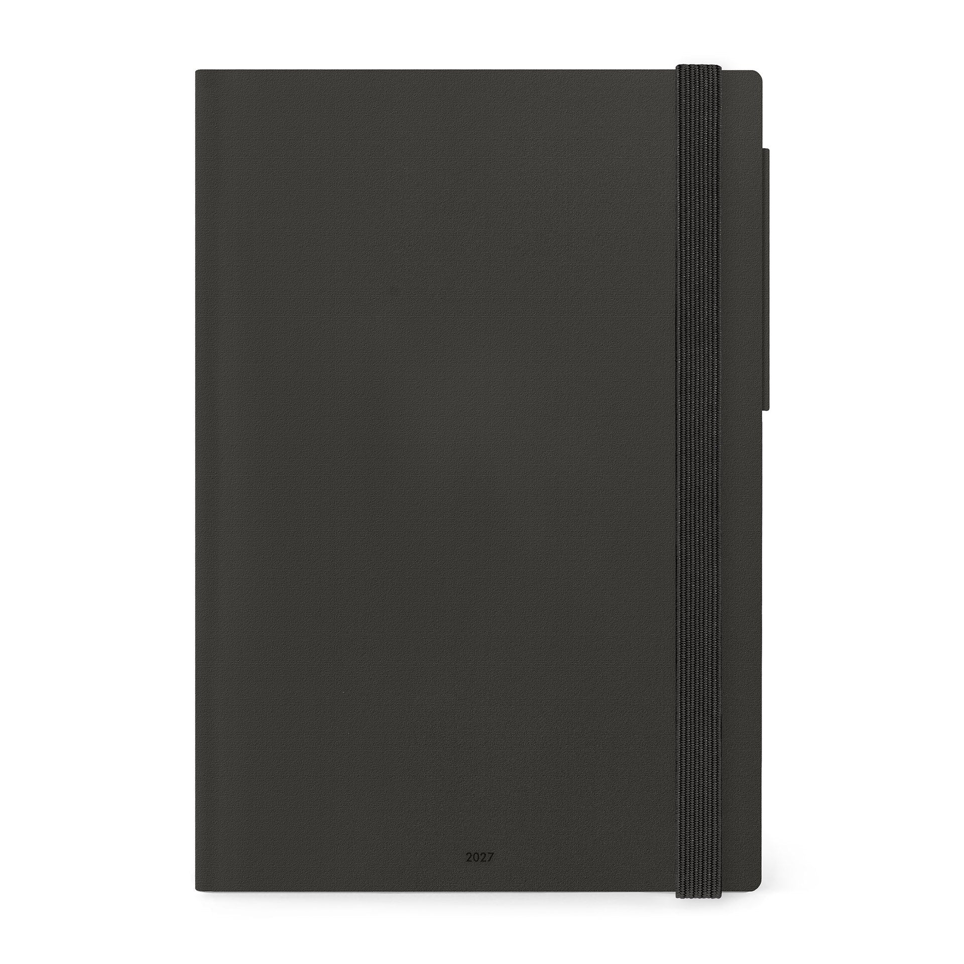 Agenda Legami 12 Meses 2027 Diária Black Suit - Papelaria Encantada