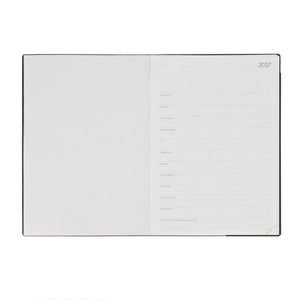 Agenda Legami 12 Meses 2027 Diária Black Suit - Papelaria Encantada