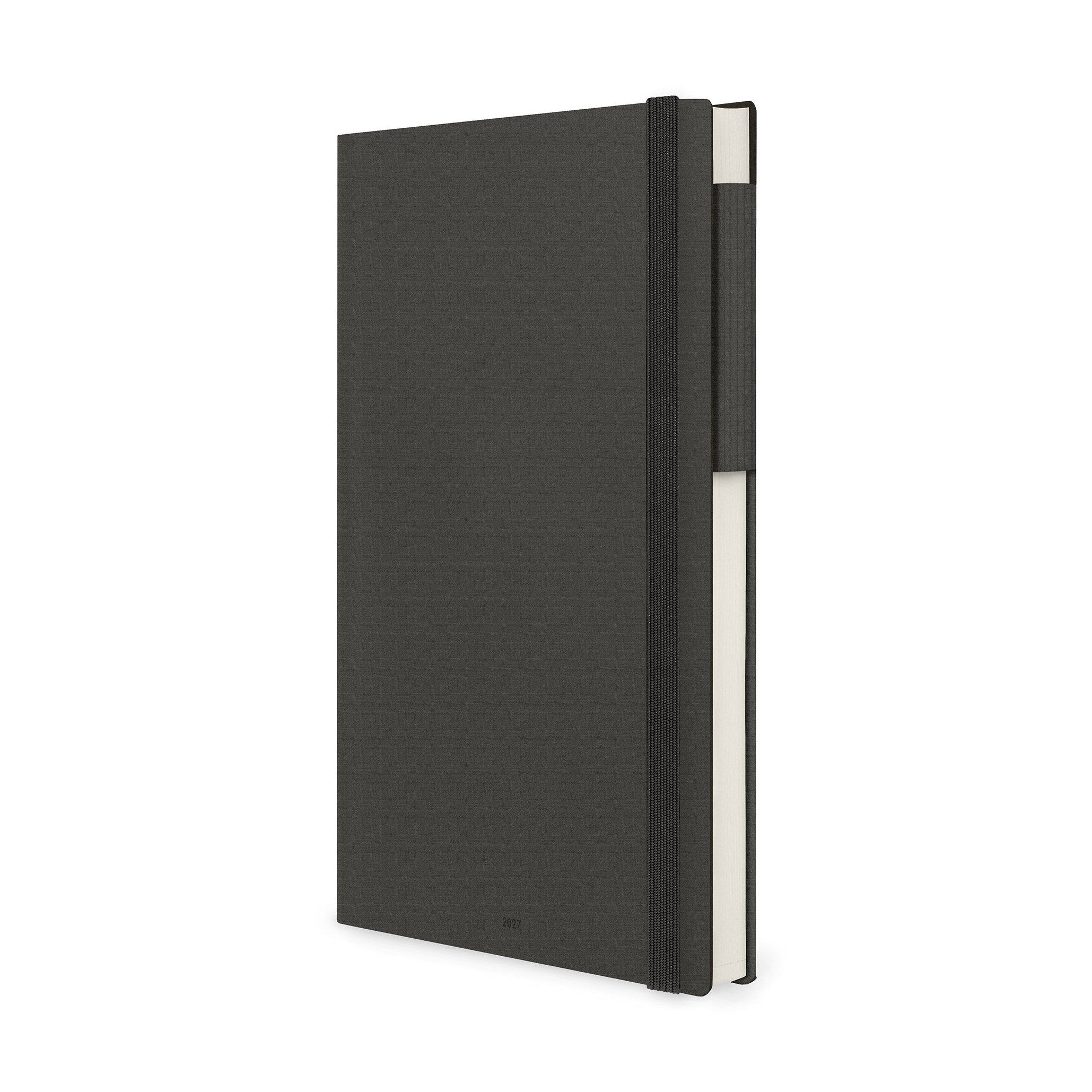 Agenda Legami 12 Meses 2027 Diária Black Suit - Papelaria Encantada