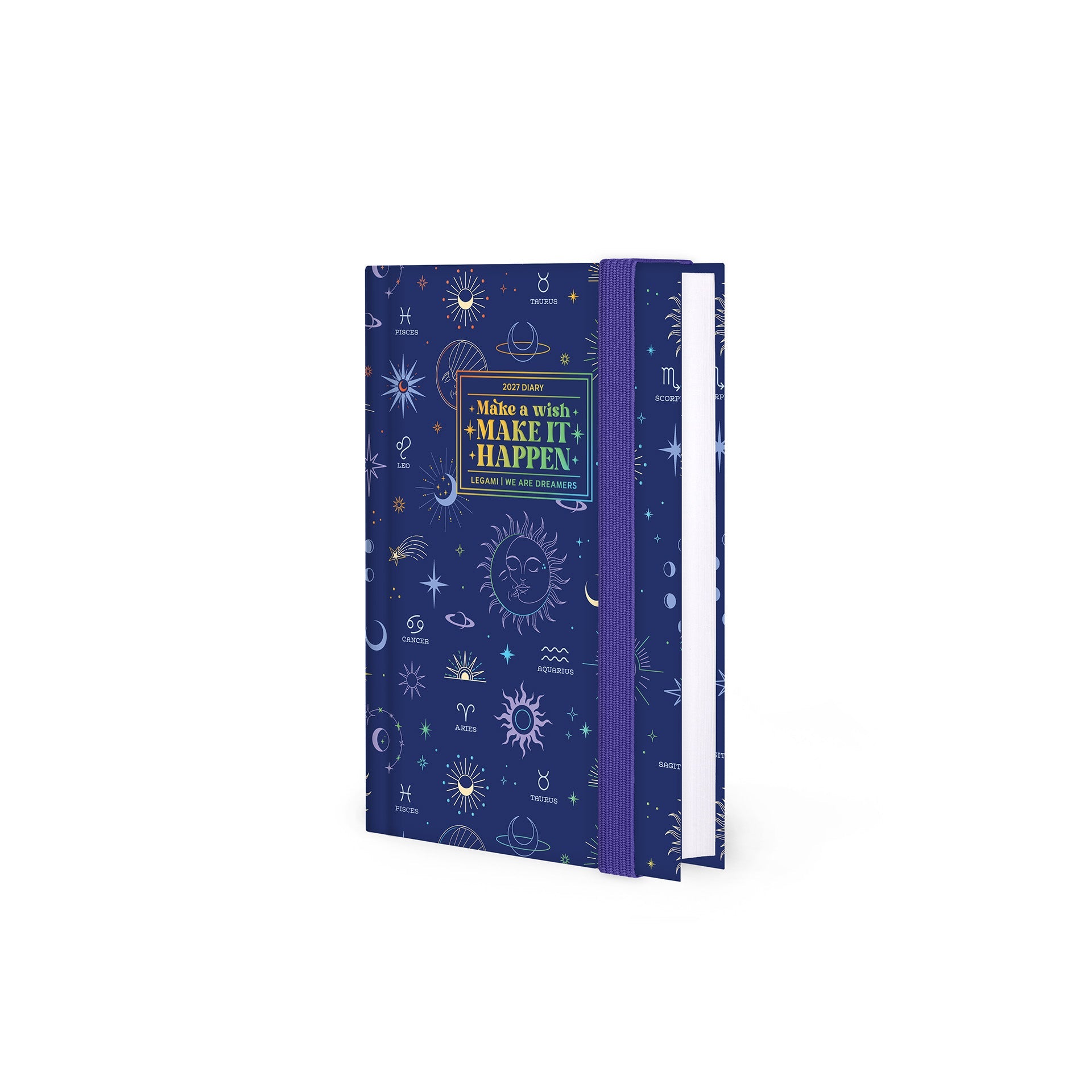 Agenda Legami 12 Meses 2027 Diária Celestial - Papelaria Encantada
