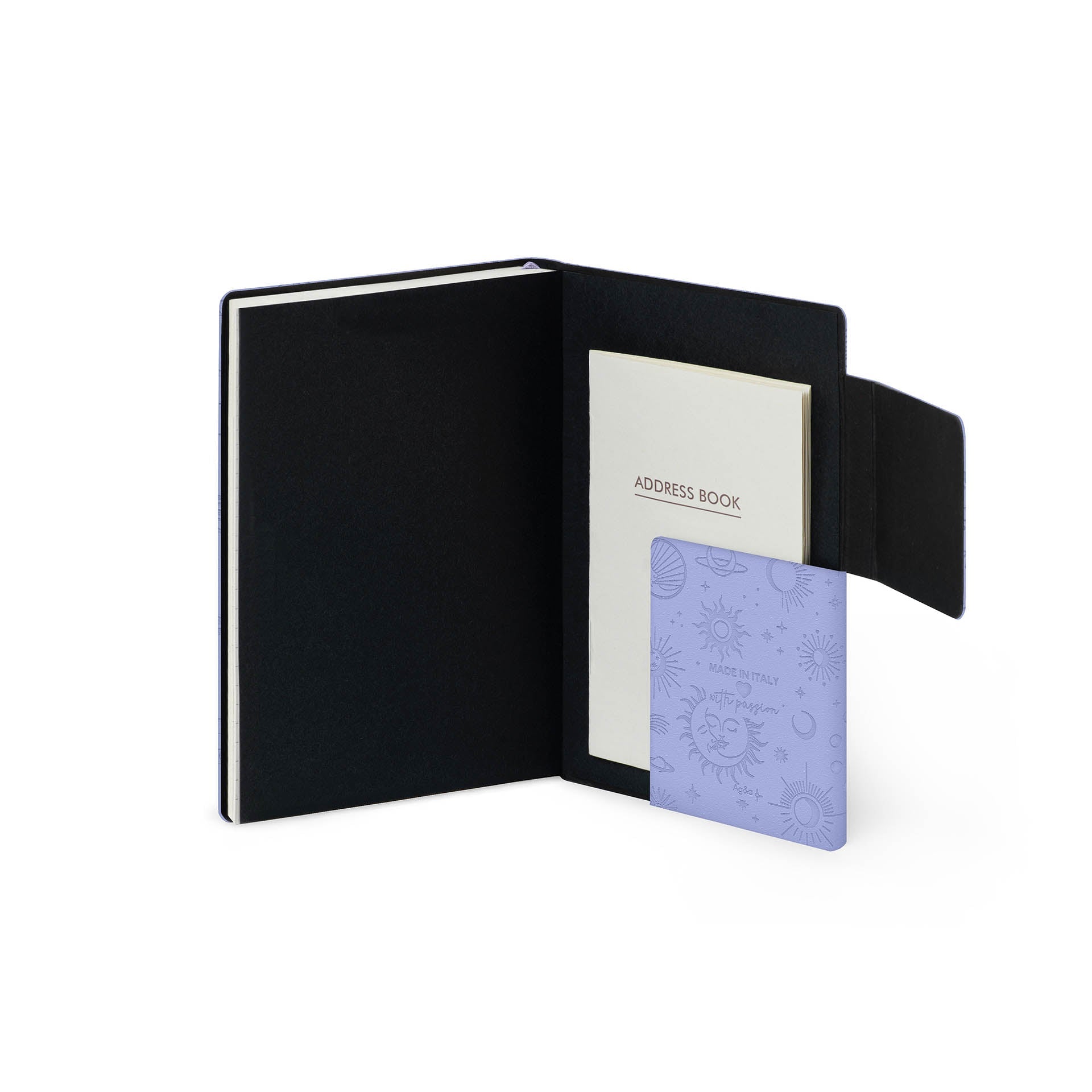 Agenda Legami 12 Meses 2027 Diaria Cosmic Lilac - Papelaria Encantada