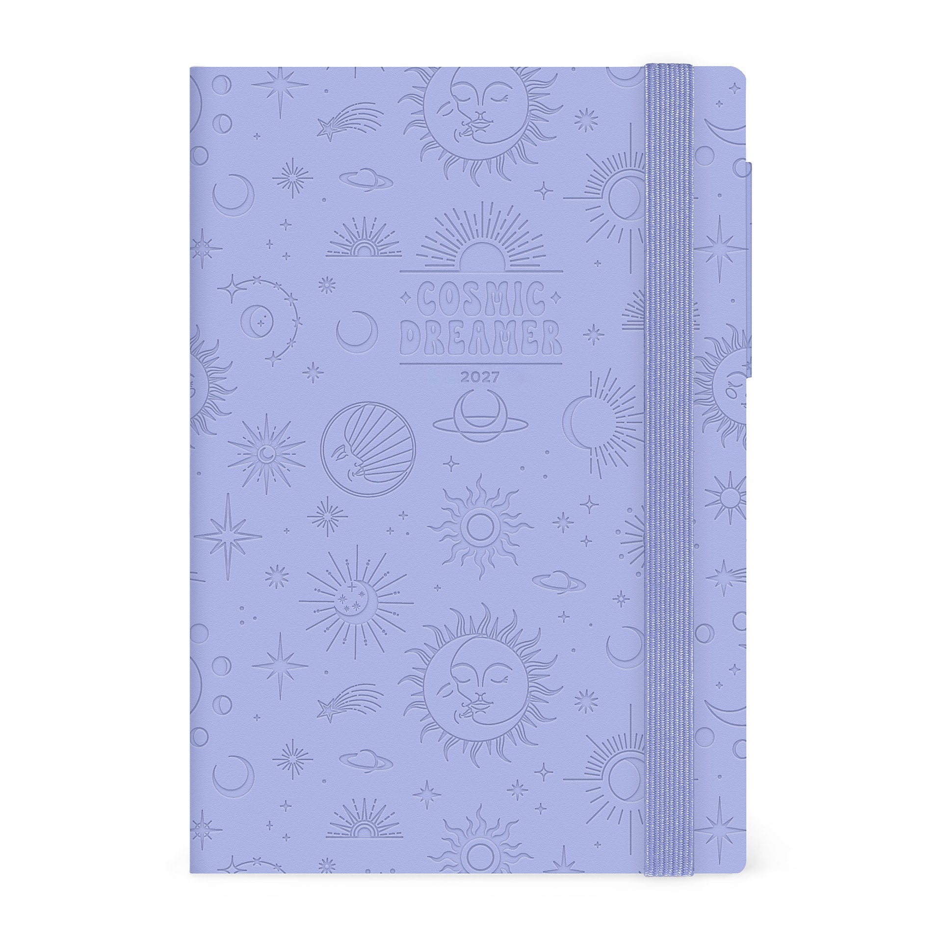 Agenda Legami 12 Meses 2027 Diária Cosmic Lilac - Papelaria Encantada