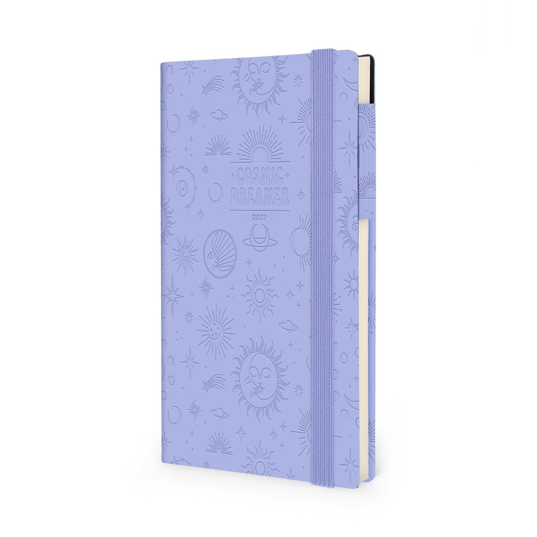 Agenda Legami 12 Meses 2027 Diária Cosmic Lilac - Papelaria Encantada