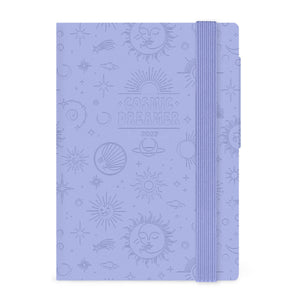 Agenda Legami 12 Meses 2027 Diaria Cosmic Lilac - Papelaria Encantada