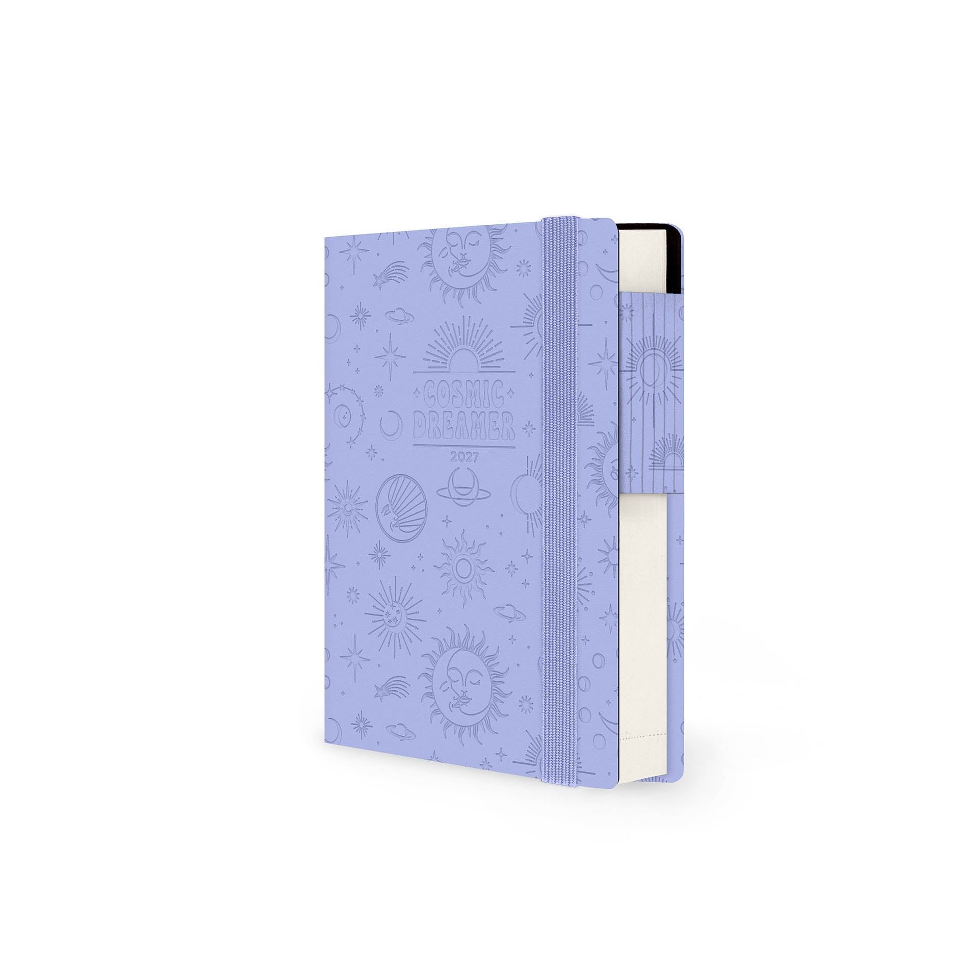 Agenda Legami 12 Meses 2027 Diária Cosmic Lilac - Papelaria Encantada