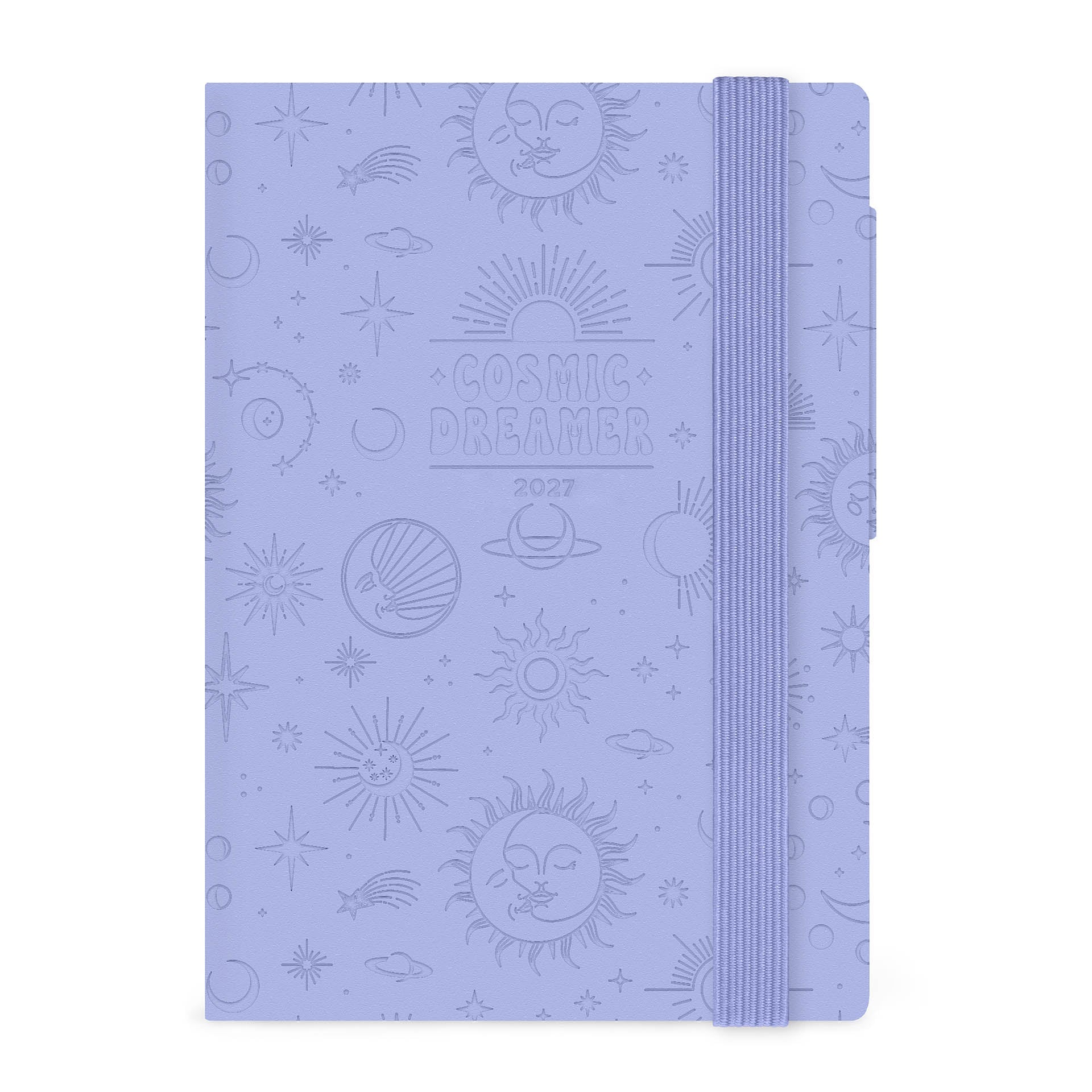 Agenda Legami 12 Meses 2027 Diária Cosmic Lilac - Papelaria Encantada