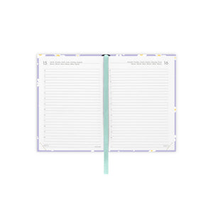 Agenda Legami 12 Meses 2027 Diária Daisy Lilac - Papelaria Encantada