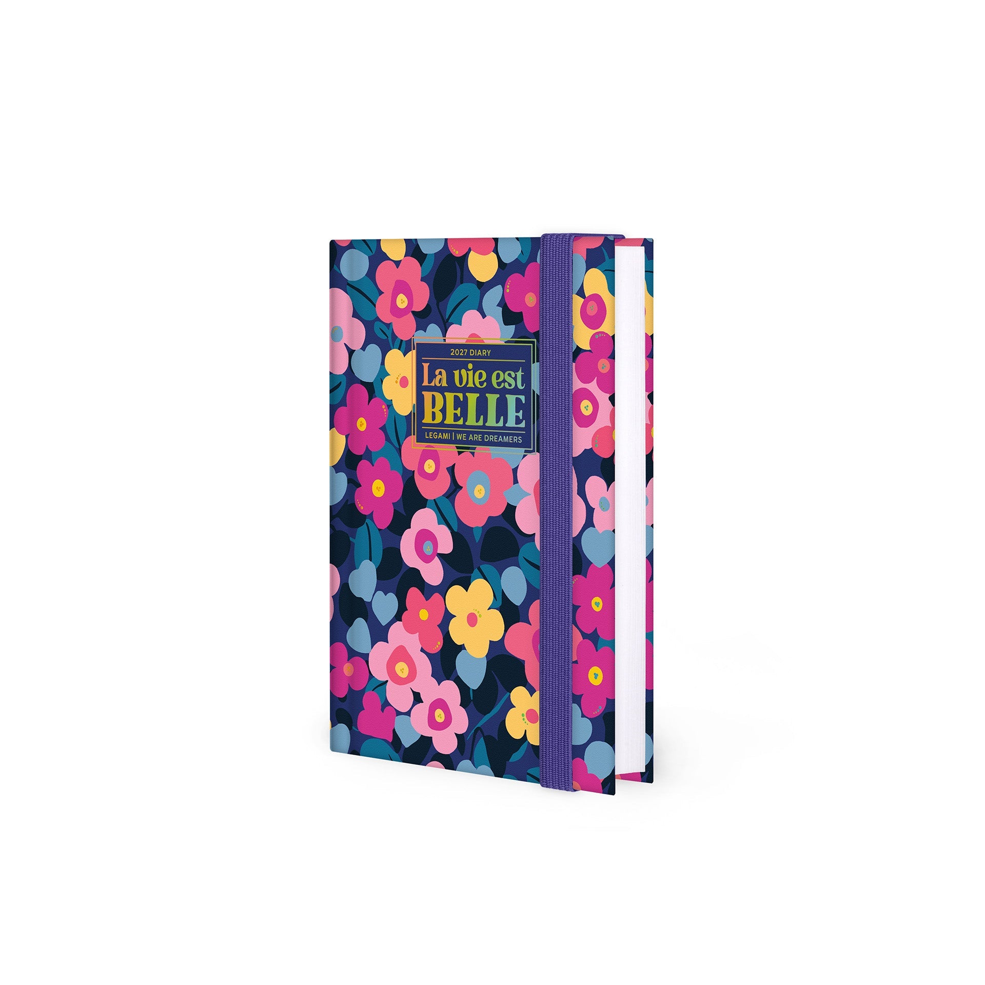 Agenda Legami 12 Meses 2027 Diária Flowers - Papelaria Encantada