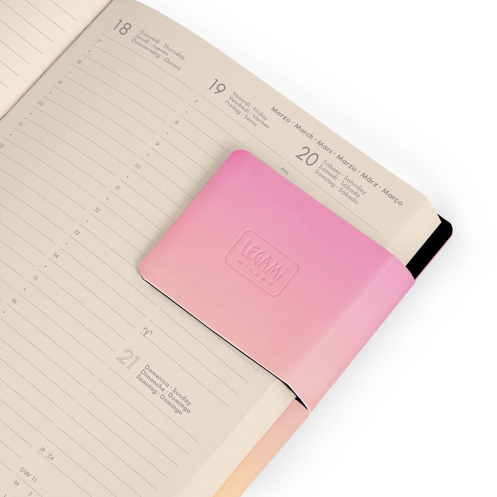 Agenda Legami 12 Meses 2027 Diária Sunrise Lover - Papelaria Encantada