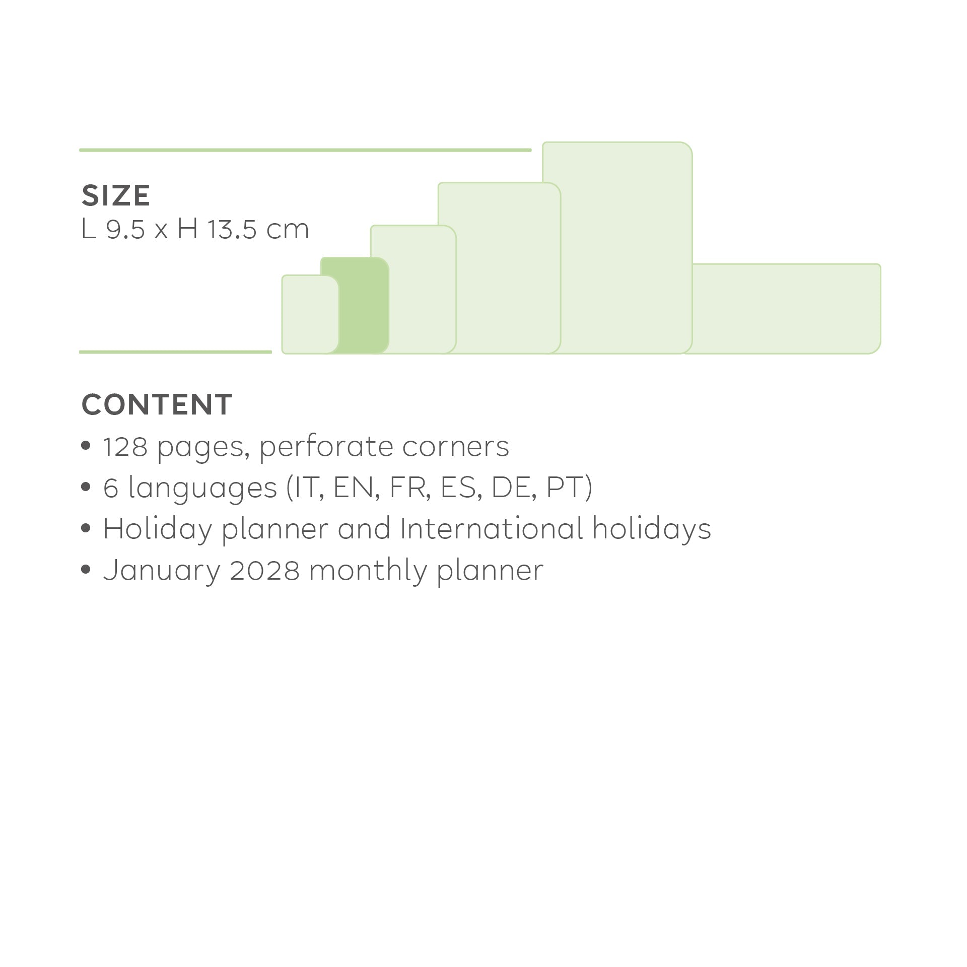 Agenda Legami 12 Meses 2027 Diária Sunrise Lover - Papelaria Encantada