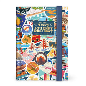 Agenda Legami 12 Meses 2027 Diária Travel - Papelaria Encantada