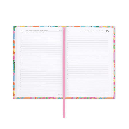 Agenda Legami 16 meses Diária -Média- Cogumelos - Papelaria Encantada