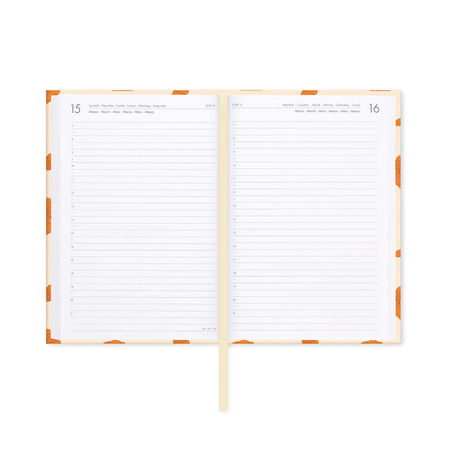 Agenda Legami 16 meses Diária -Média- Croissant - Papelaria Encantada
