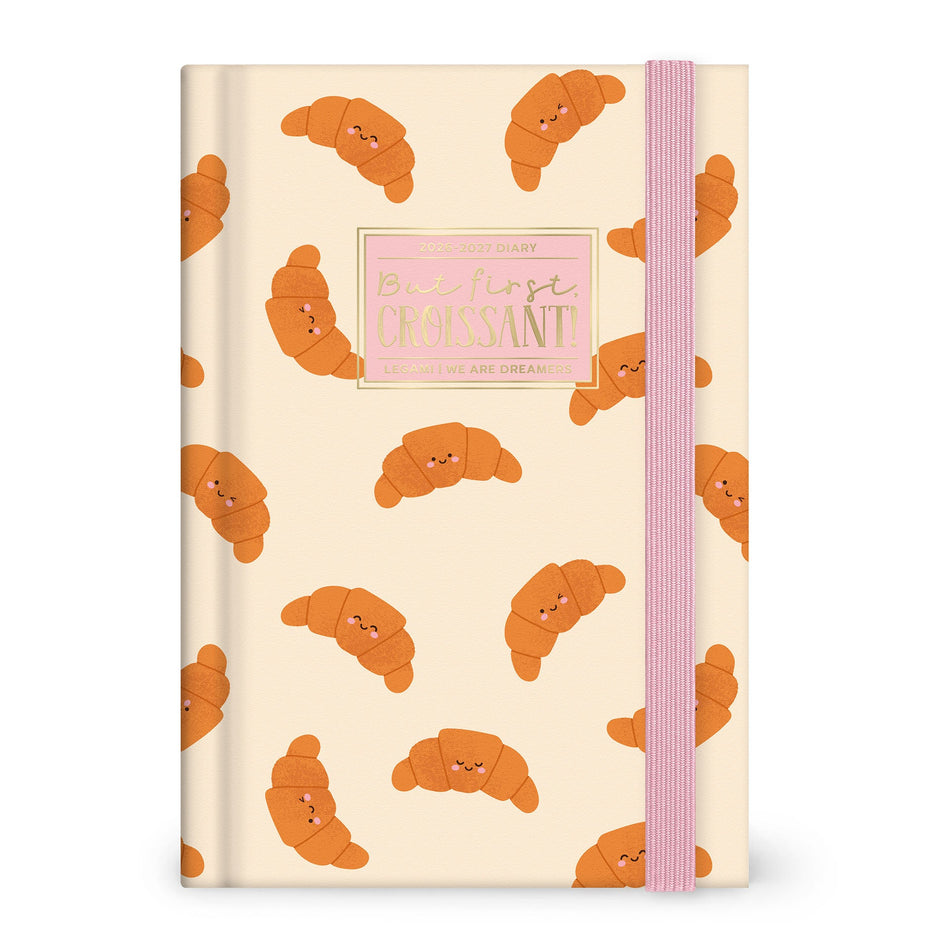 Agenda Legami 16 meses Diária -Média- Croissant - Papelaria Encantada