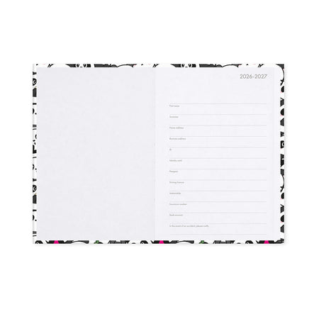 Agenda Legami 16 meses Diária -Média- Panda - Papelaria Encantada