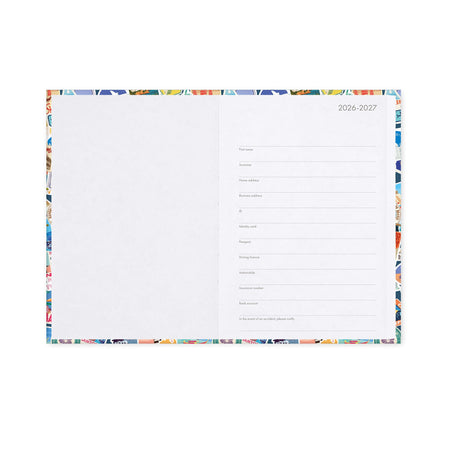 Agenda Legami 16 meses Diaria - Travel Stickers - Papelaria Encantada