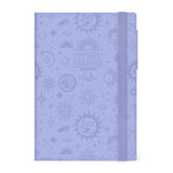 Agenda Legami 16 meses Média Diaria - Cosmic Lilac - Papelaria Encantada