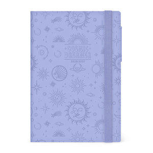 Agenda Legami 16 meses Média Diaria - Cosmic Lilac - Papelaria Encantada