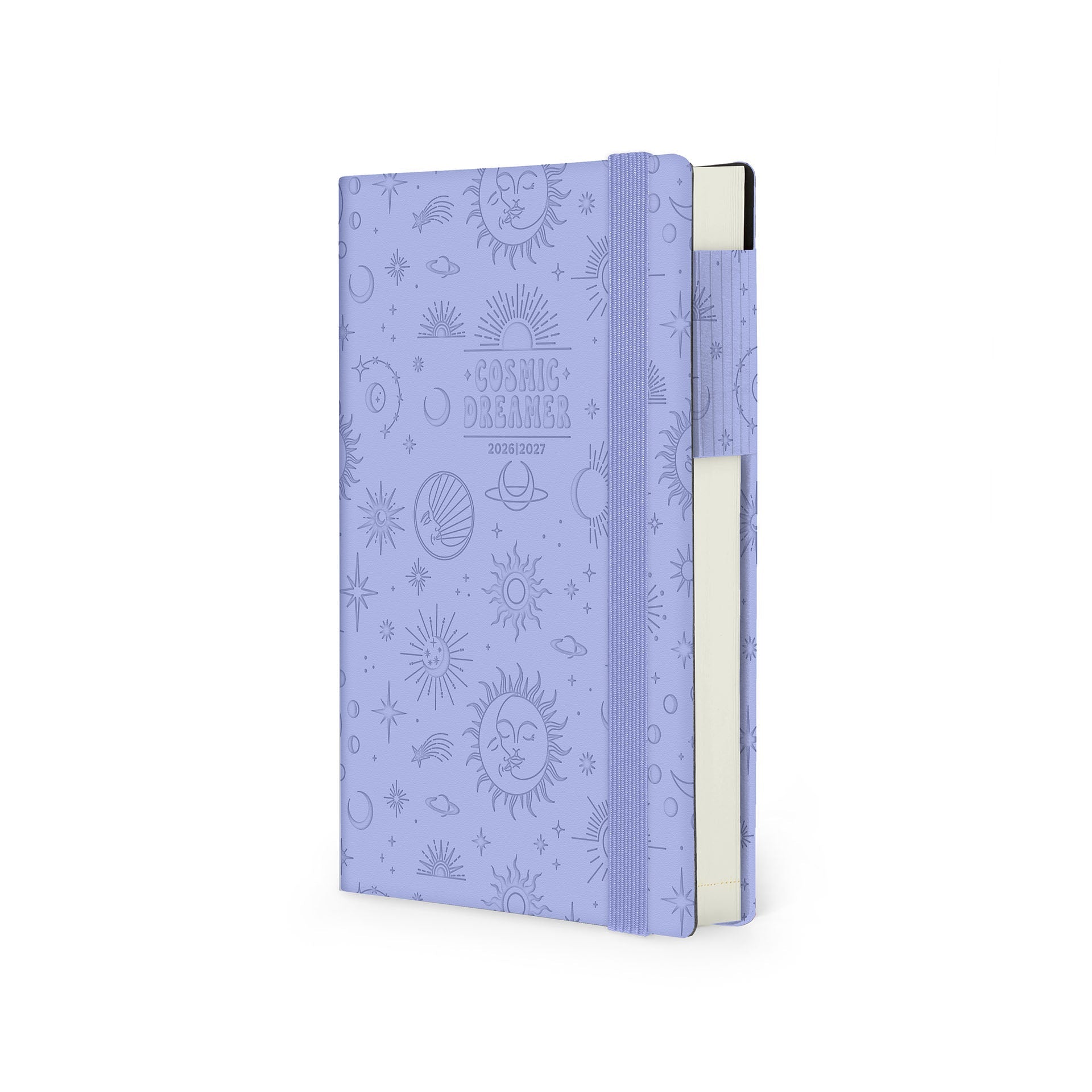 Agenda Legami 16 meses Média Diaria - Cosmic Lilac - Papelaria Encantada
