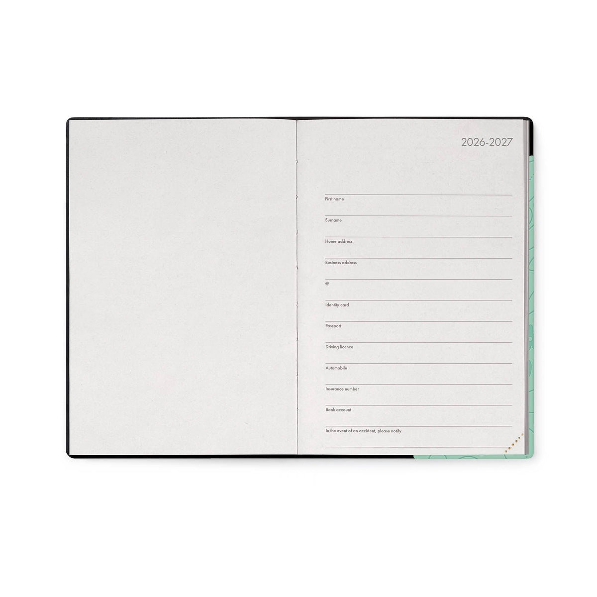 Agenda Legami 16 meses Media - Semanal - Botanic Garden - Papelaria Encantada