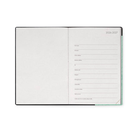Agenda Legami 16 meses Media - Semanal - Botanic Garden - Papelaria Encantada