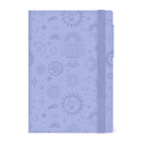 Agenda Legami 16 meses Média Semanal - Cosmic Lilac - Papelaria Encantada