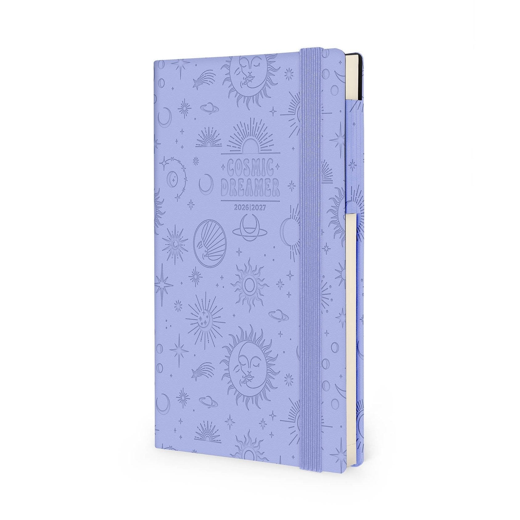 Agenda Legami 16 meses Média Semanal - Cosmic Lilac - Papelaria Encantada