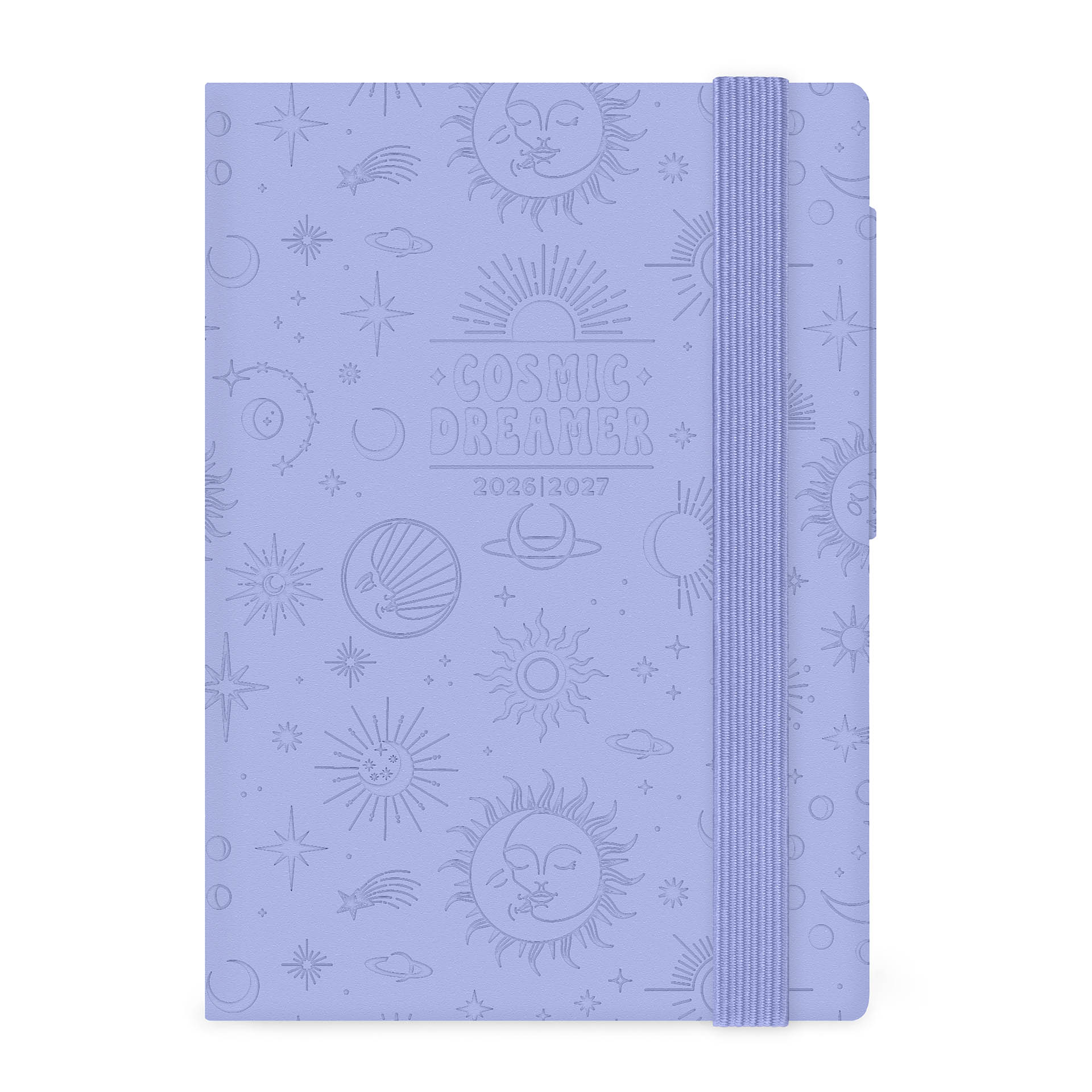 Agenda Legami 16 meses Pequena semanal - Cosmic Lilac - Papelaria Encantada