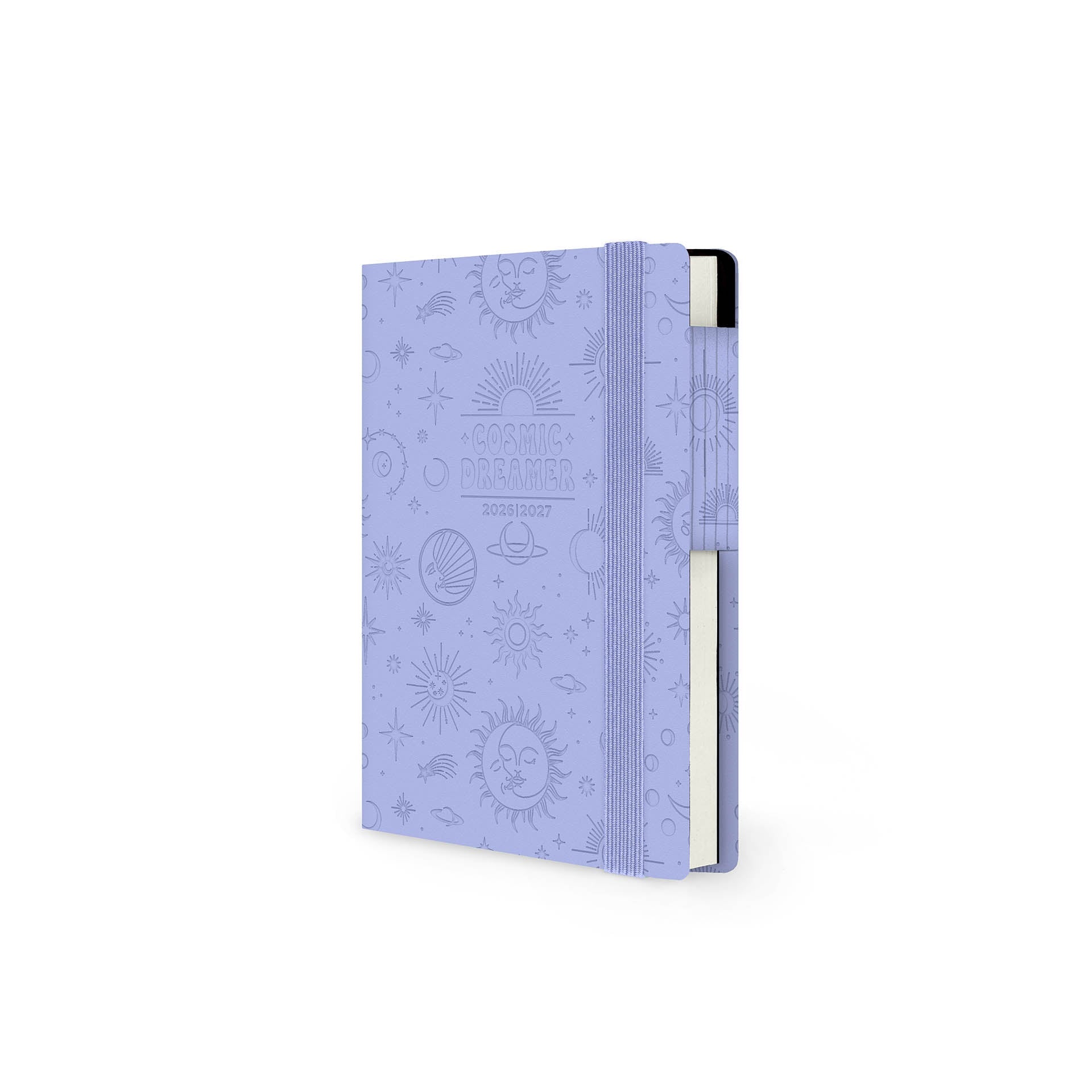 Agenda Legami 16 meses Pequena semanal - Cosmic Lilac - Papelaria Encantada
