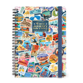 Agenda Legami 16 meses Semanal -Grande Espiral- Travel Stickers - Papelaria Encantada