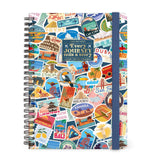 Agenda Legami 16 meses Semanal -Grande Espiral- Travel Stickers - Papelaria Encantada