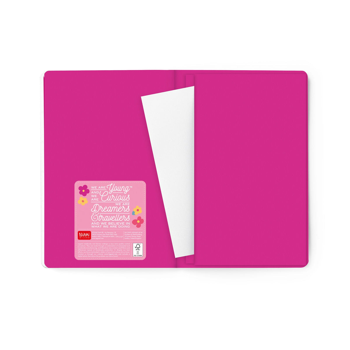 Agenda Legami 16 meses Semanal -Média- Flores - Papelaria Encantada