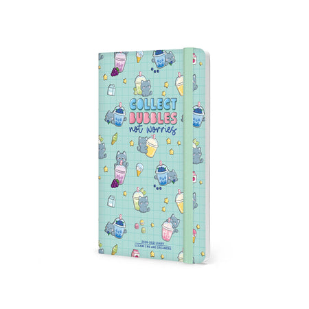Agenda Legami 16 meses Semanal -Média- Gato Bubble Tea - Papelaria Encantada