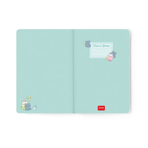Agenda Legami 16 meses Semanal -Média- Gato Bubble Tea - Papelaria Encantada