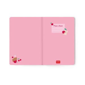 Agenda Legami 16 meses Semanal -Média- Urso Cereja Rosa - Papelaria Encantada