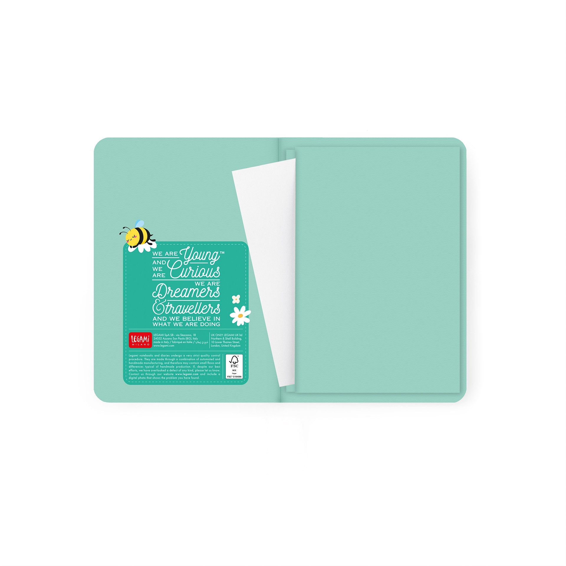 Agenda Legami 16 meses Semanal -Pequena- Abelha - Papelaria Encantada