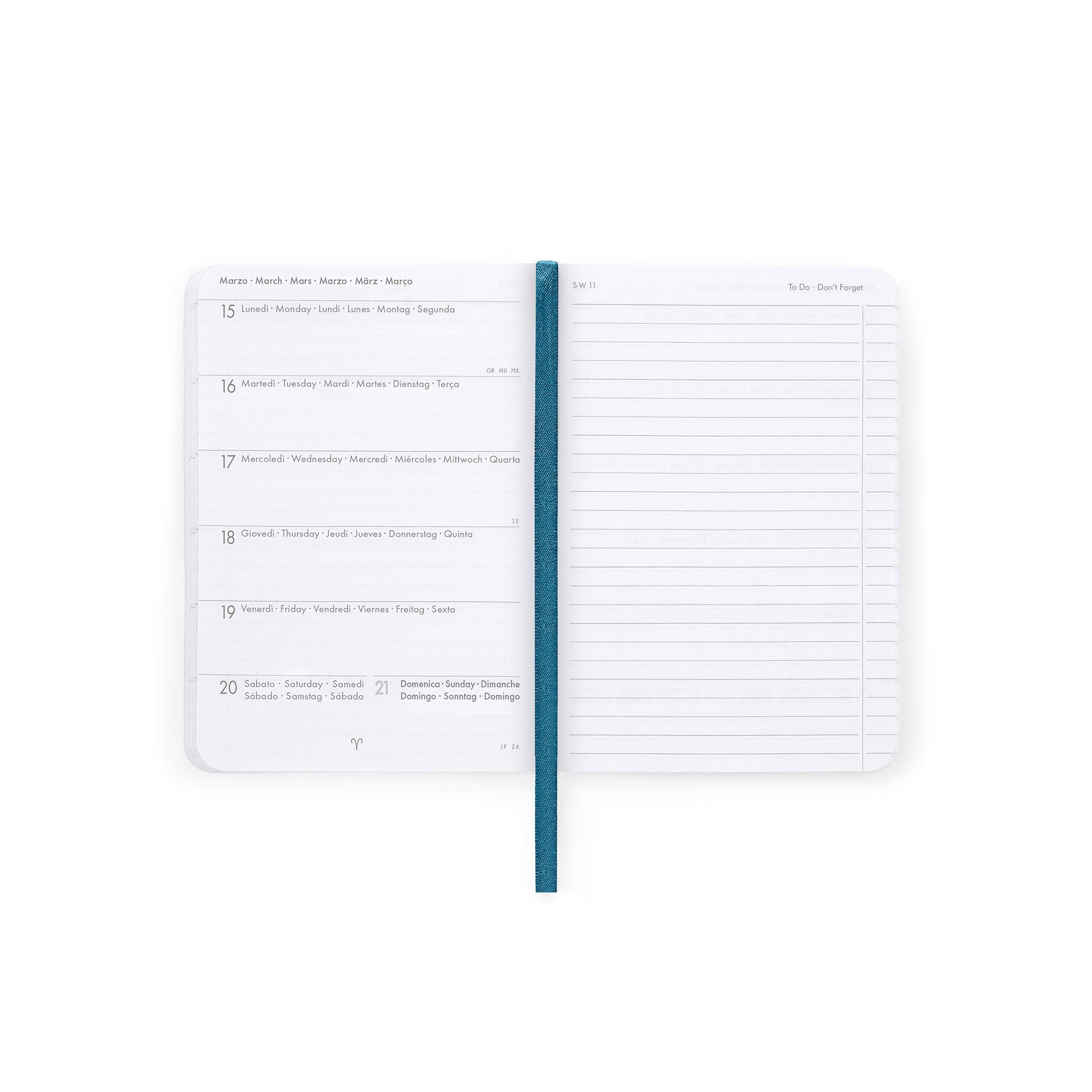 Agenda Legami 16 meses Semanal -Pequena- Travel Stickers - Papelaria Encantada