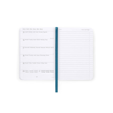 Agenda Legami 16 meses Semanal -Pequena- Travel Stickers - Papelaria Encantada