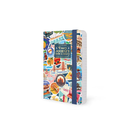 Agenda Legami 16 meses Semanal -Pequena- Travel Stickers - Papelaria Encantada