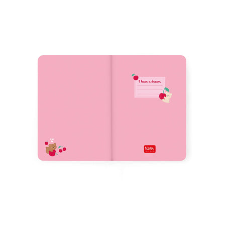 Agenda Legami 16 meses Semanal -Pequena- Urso Cereja Rosa - Papelaria Encantada