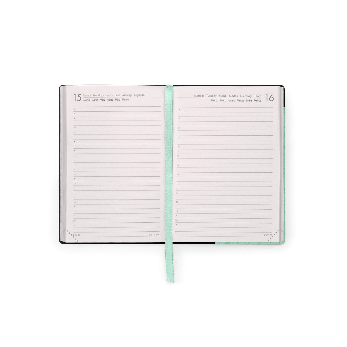 Agenda Legami diária Pequena 16 meses Botanic Garden - Papelaria Encantada