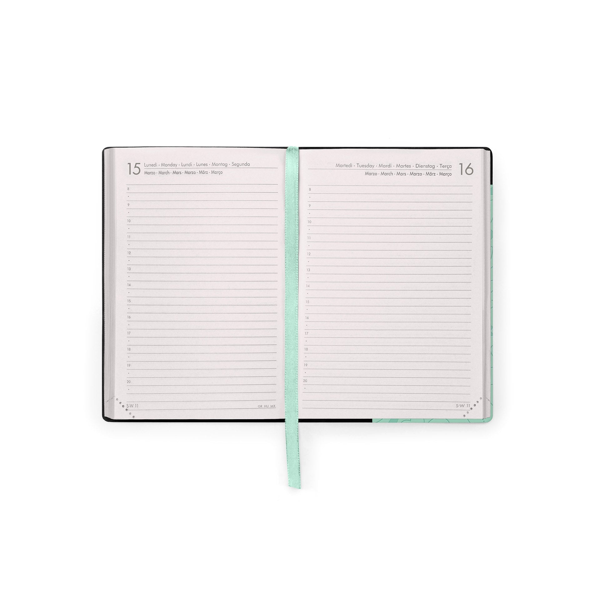 Agenda Legami diária Pequena 16 meses Botanic Garden - Papelaria Encantada