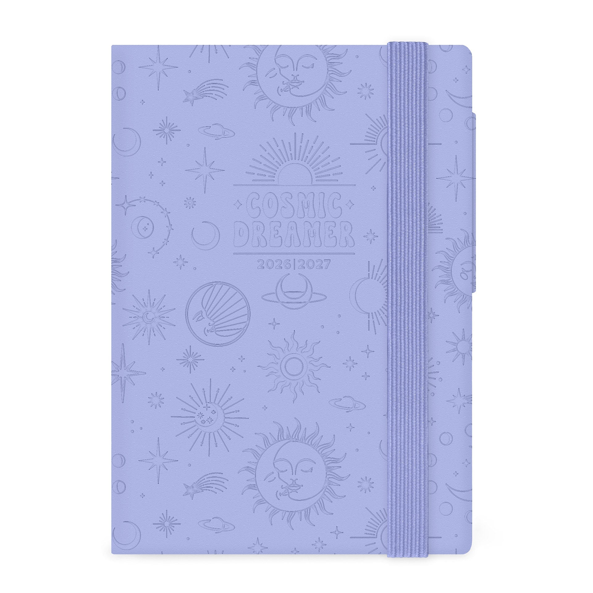 Agenda Legami diária Pequena 16 meses Cosmic Lilac - Papelaria Encantada