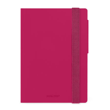 Agenda Legami diária Pequena 16 meses Raspberry Jam - Papelaria Encantada