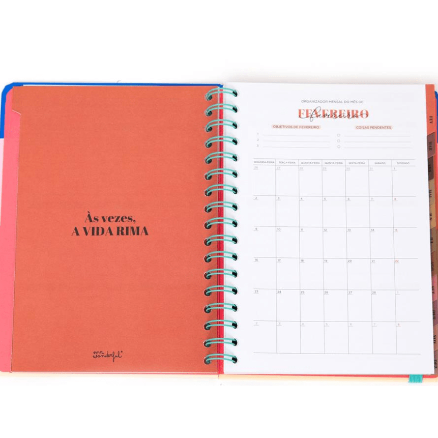 Agenda Office 2026 Semanal - Por onde começamos? Mr Wonderful - Papelaria Encantada