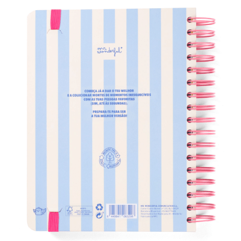 Agenda Wonder 2025-26 Diária - Cada dia mais e melhor - Mr.Wonderful - Papelaria Encantada